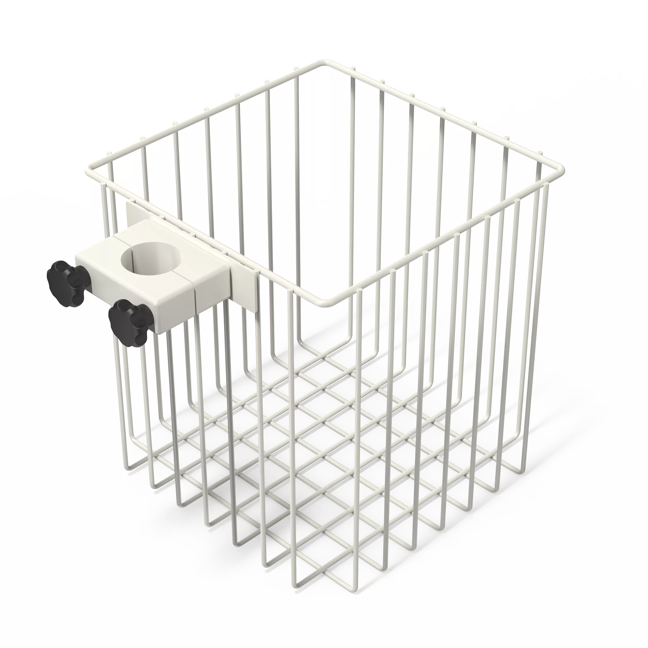 Multifunctional basket with clamp