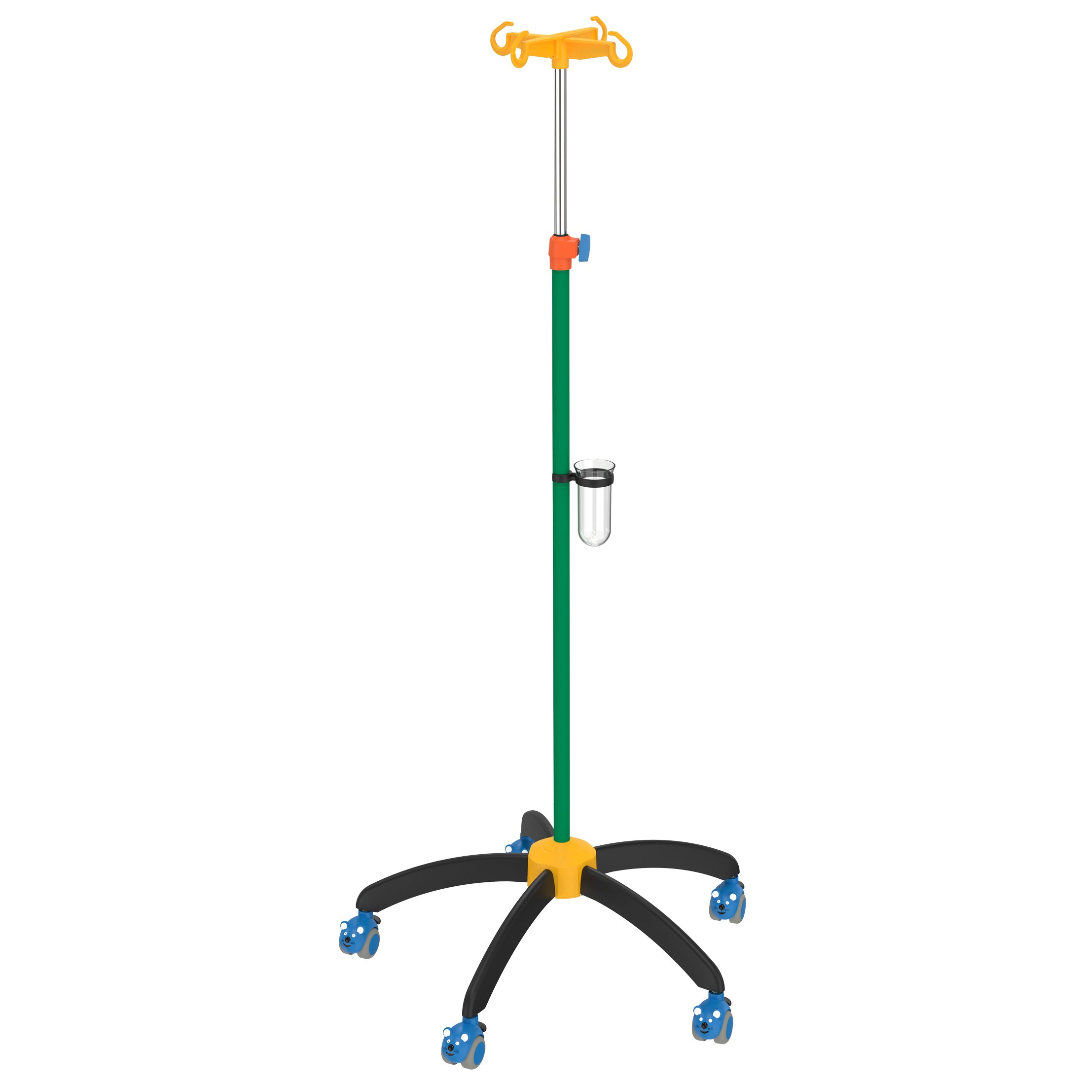 Suporte de infusão para crianças arco - íris