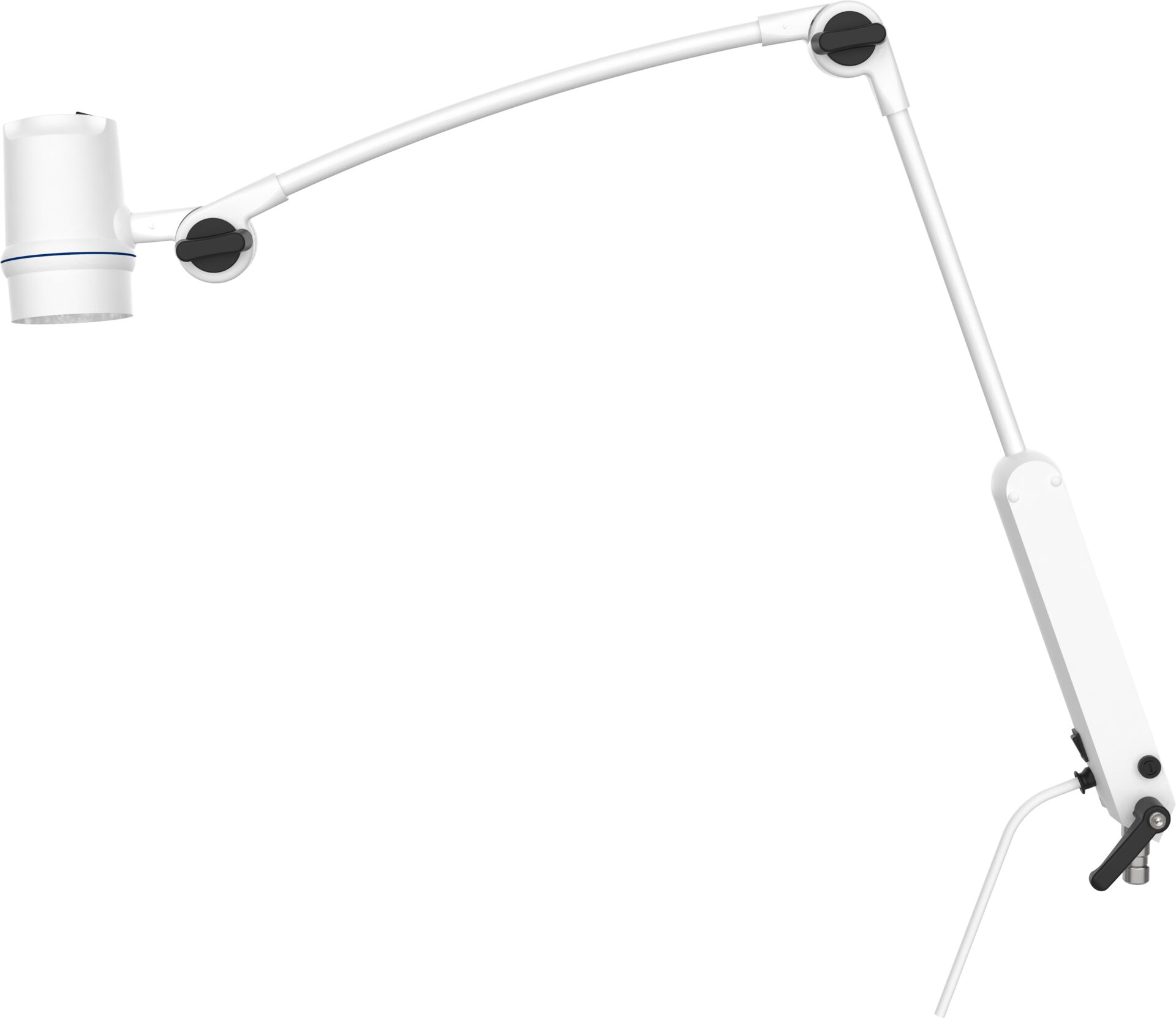 LED - Lamp with double-joint articulated arm