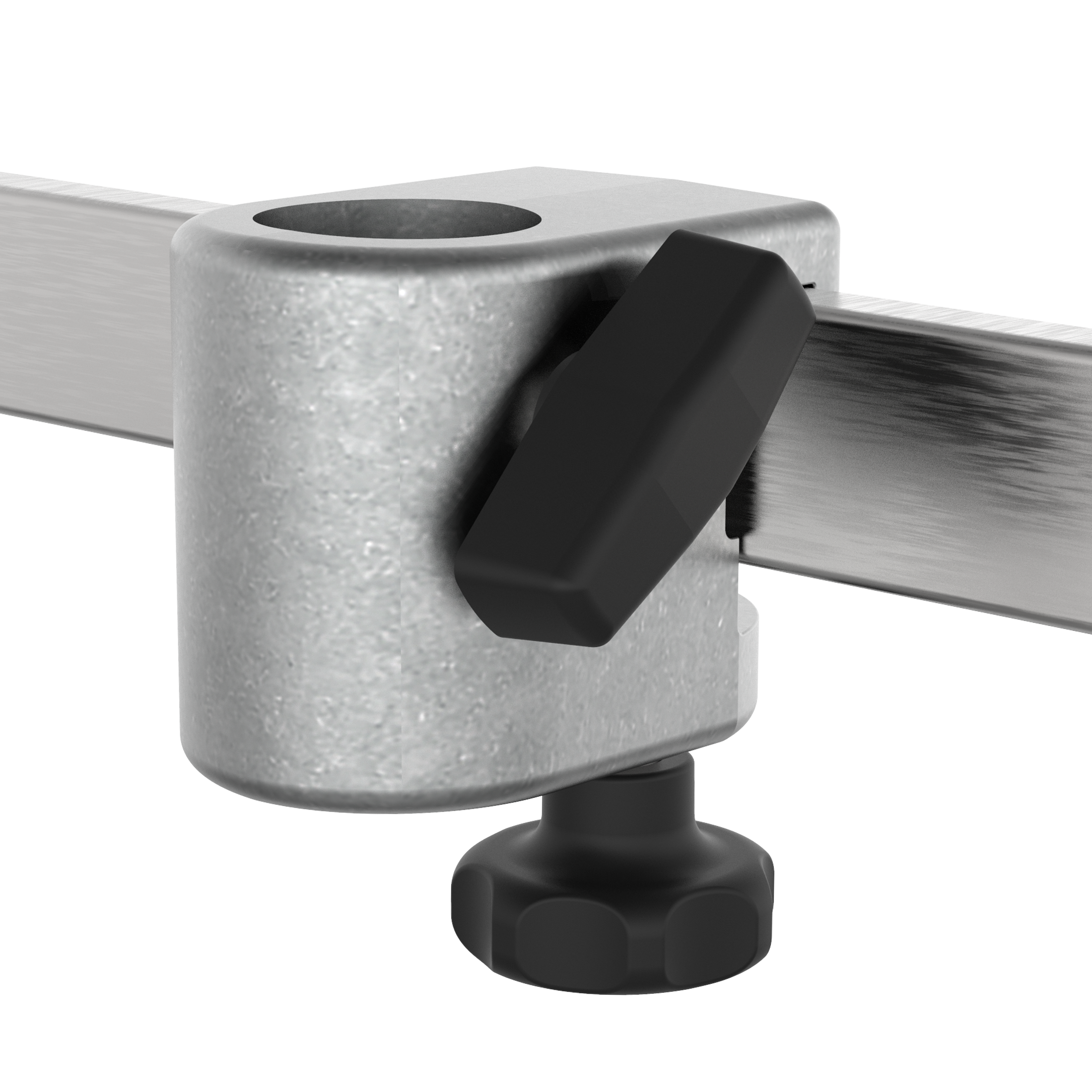 Wall-Rail Clamp with T-grip