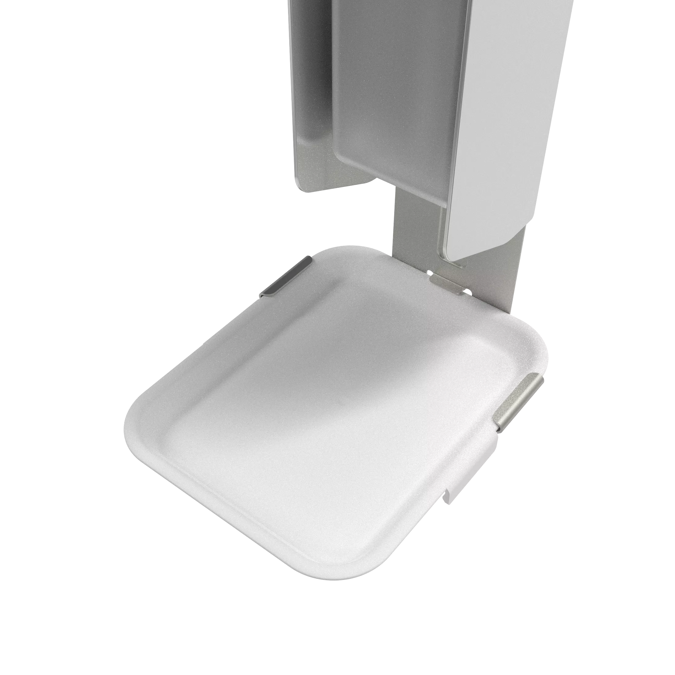 Disinfectant dispenser with drip tray