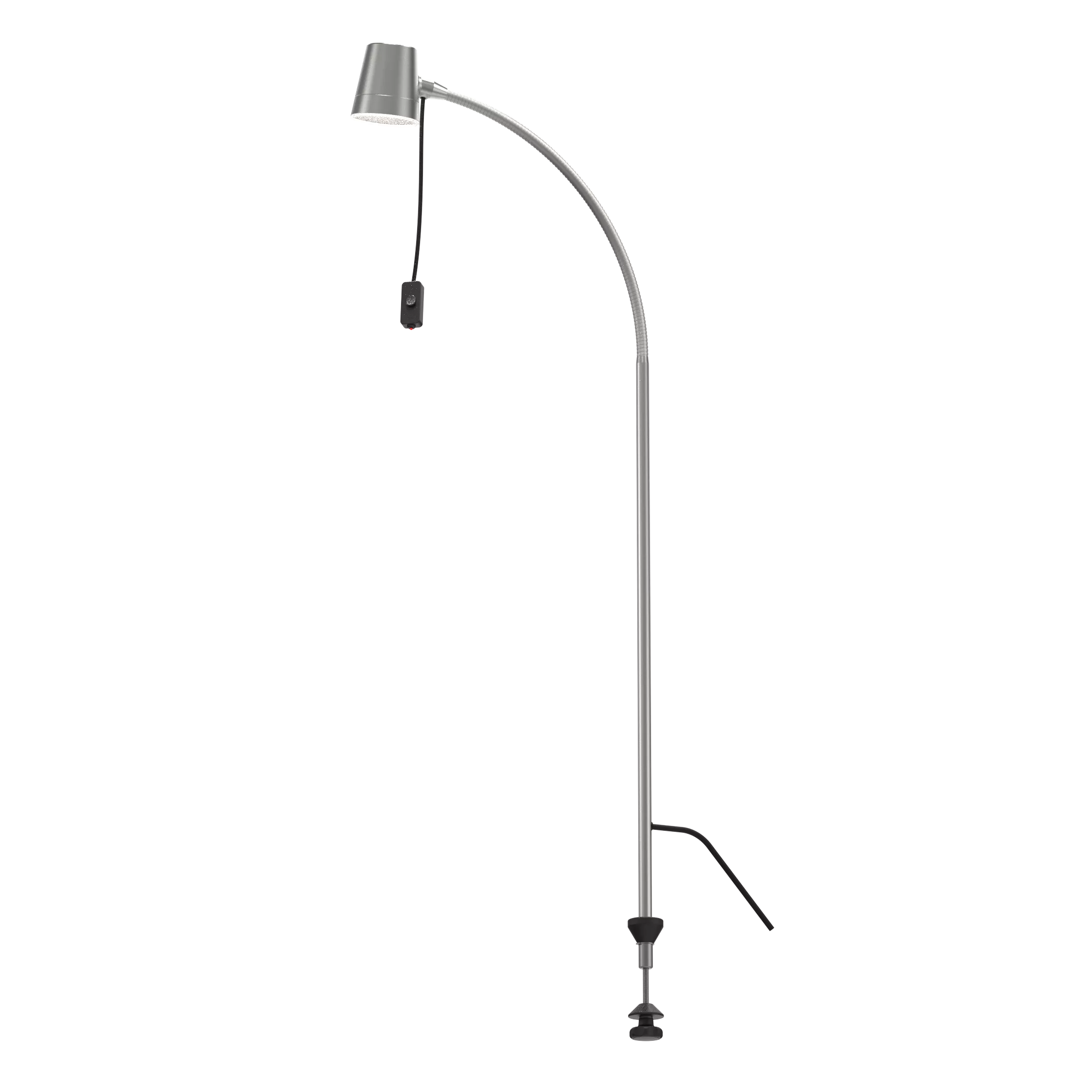LED Leseleuchte, silber