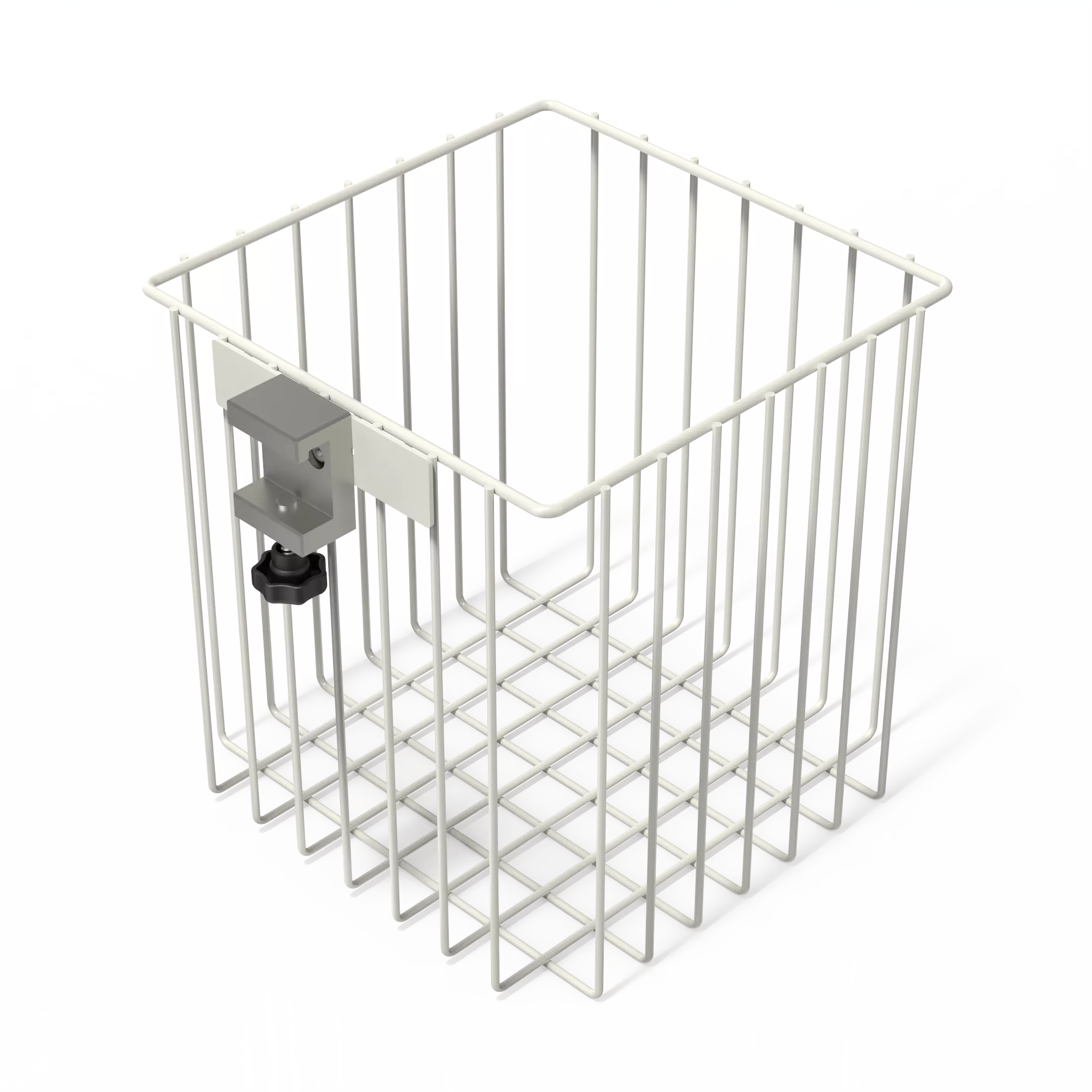 Panier multifonction avec pince pour rail médical
