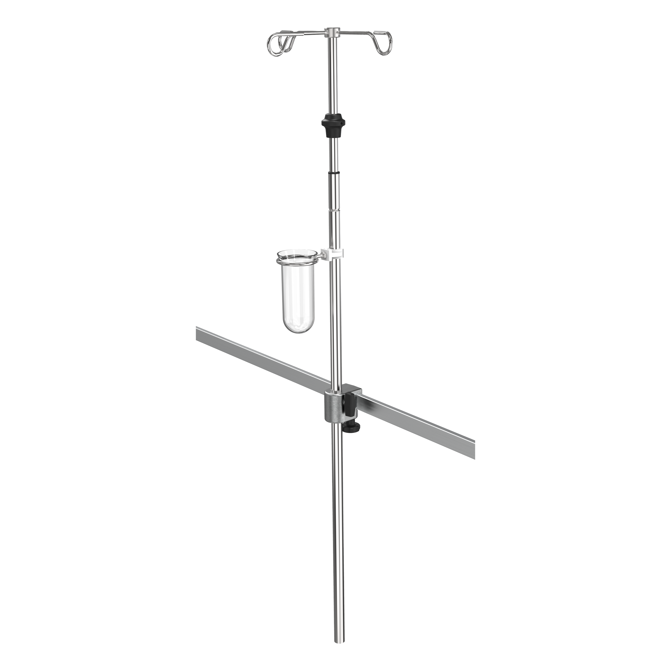 Infusion stand Ø 18 for device standard rail