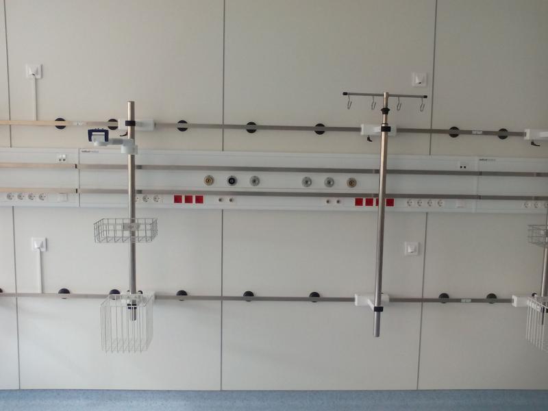 Shelf for medical rail