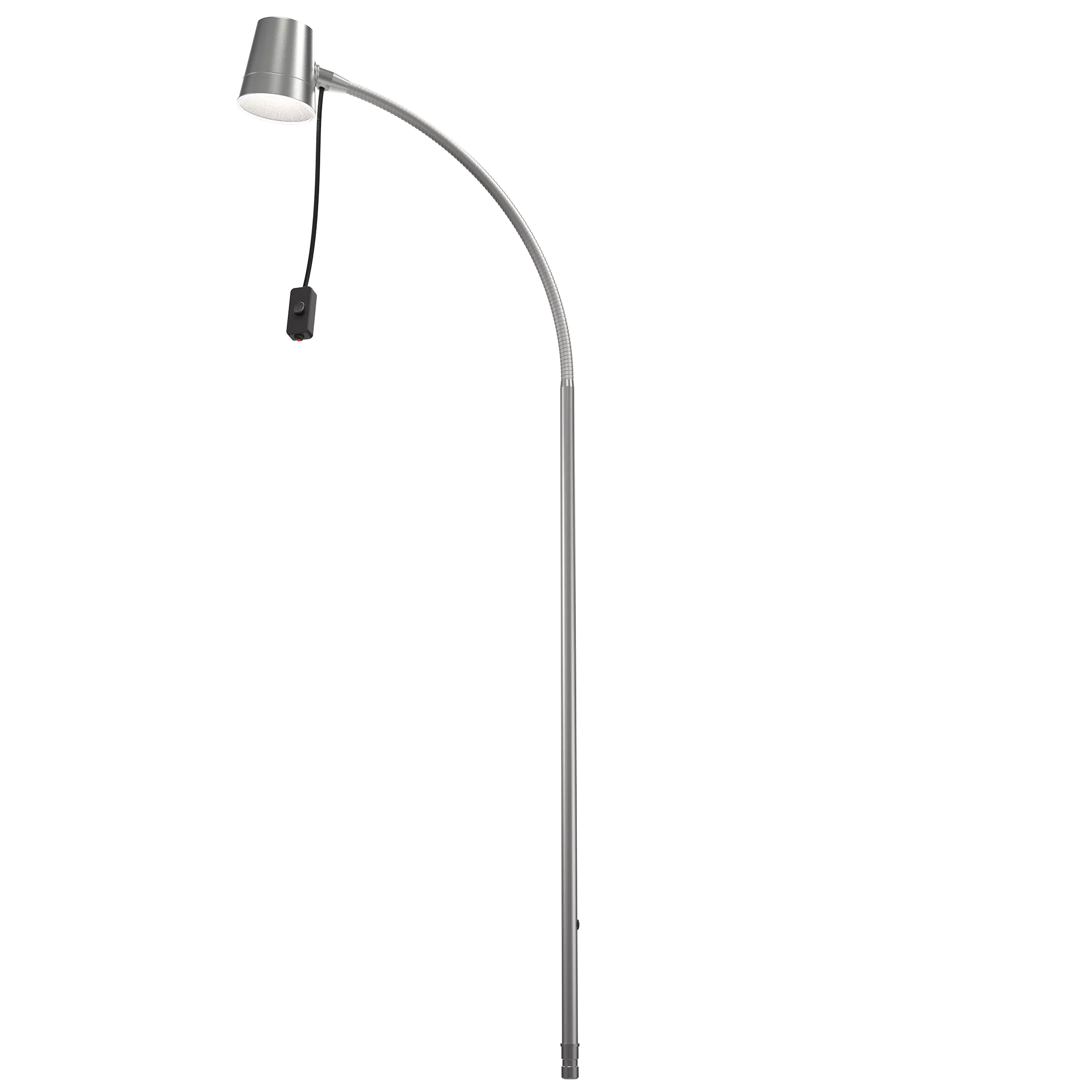 LED Leseleuchte, silber