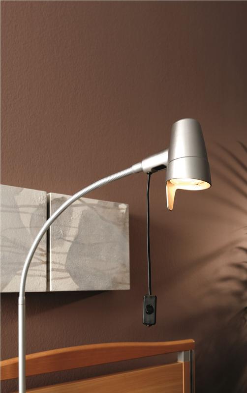 LED - Lampe d'lecture avec bras flexible