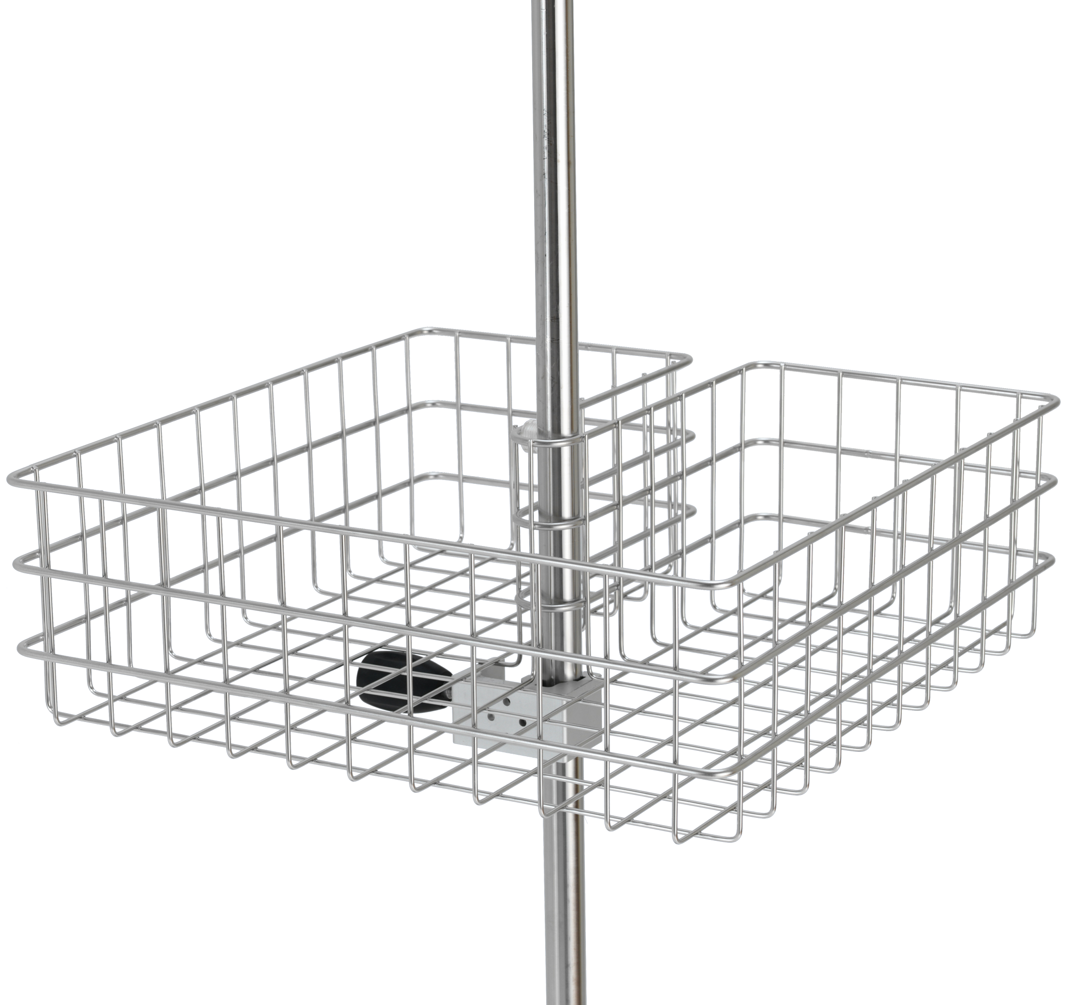 Stainless steel storage basket