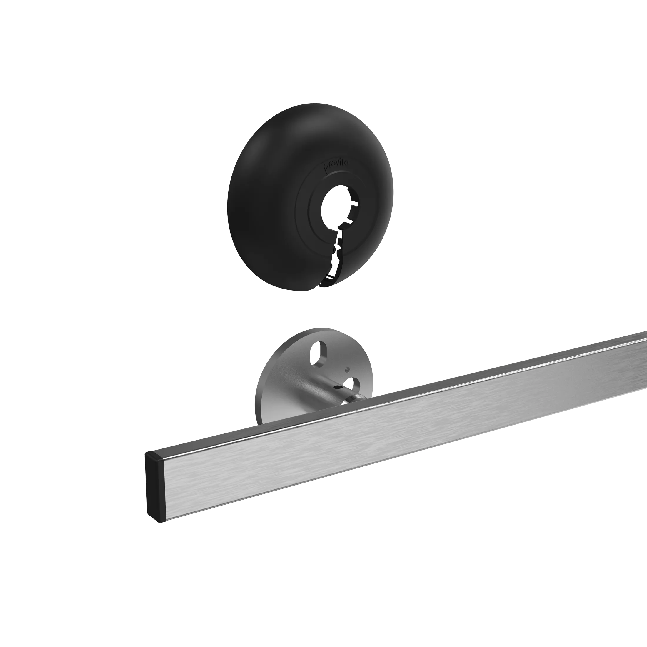 Wandschiene (Geräteschiene) mit Clip-Abdeckung