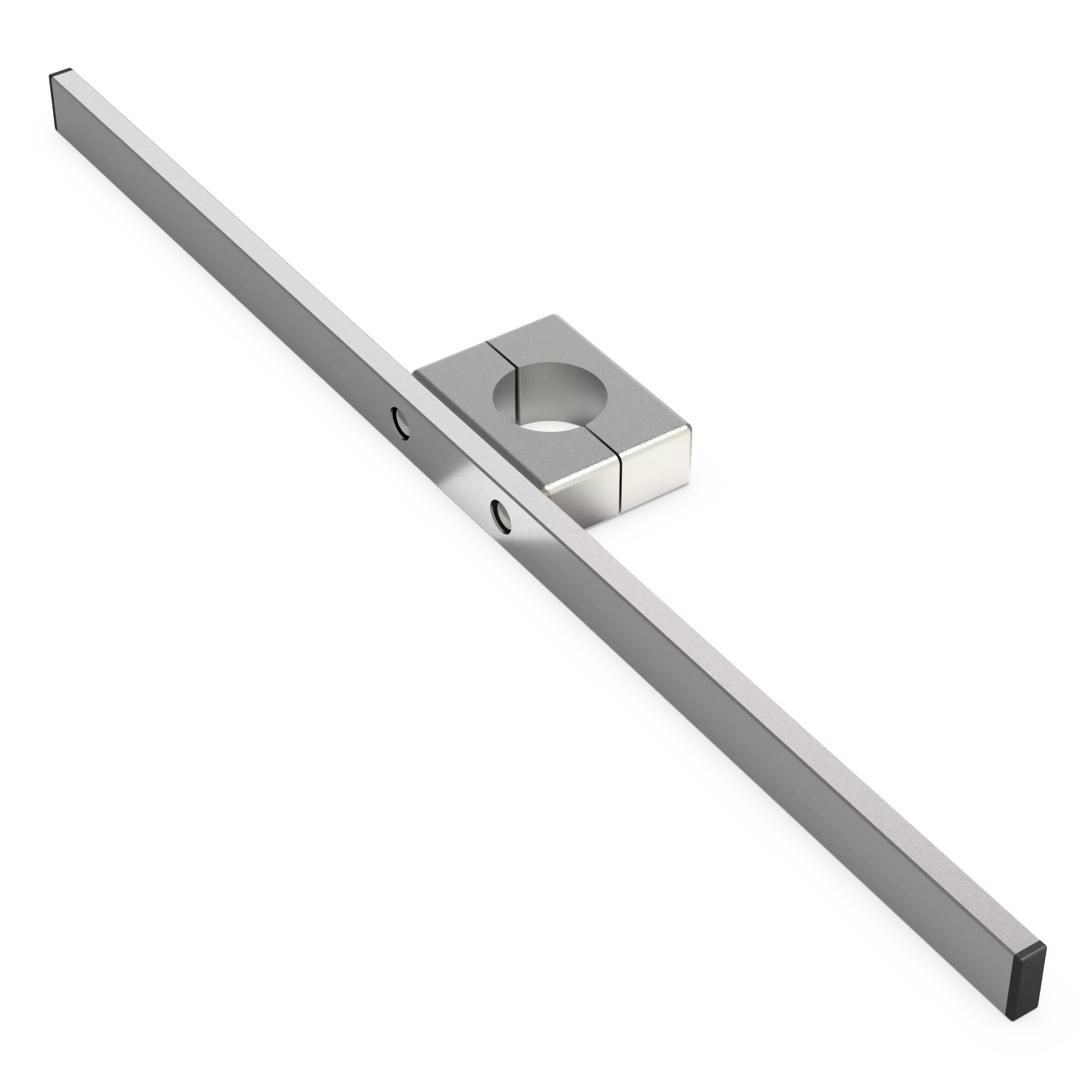 Normschiene für Rundrohr Ø 38 mm