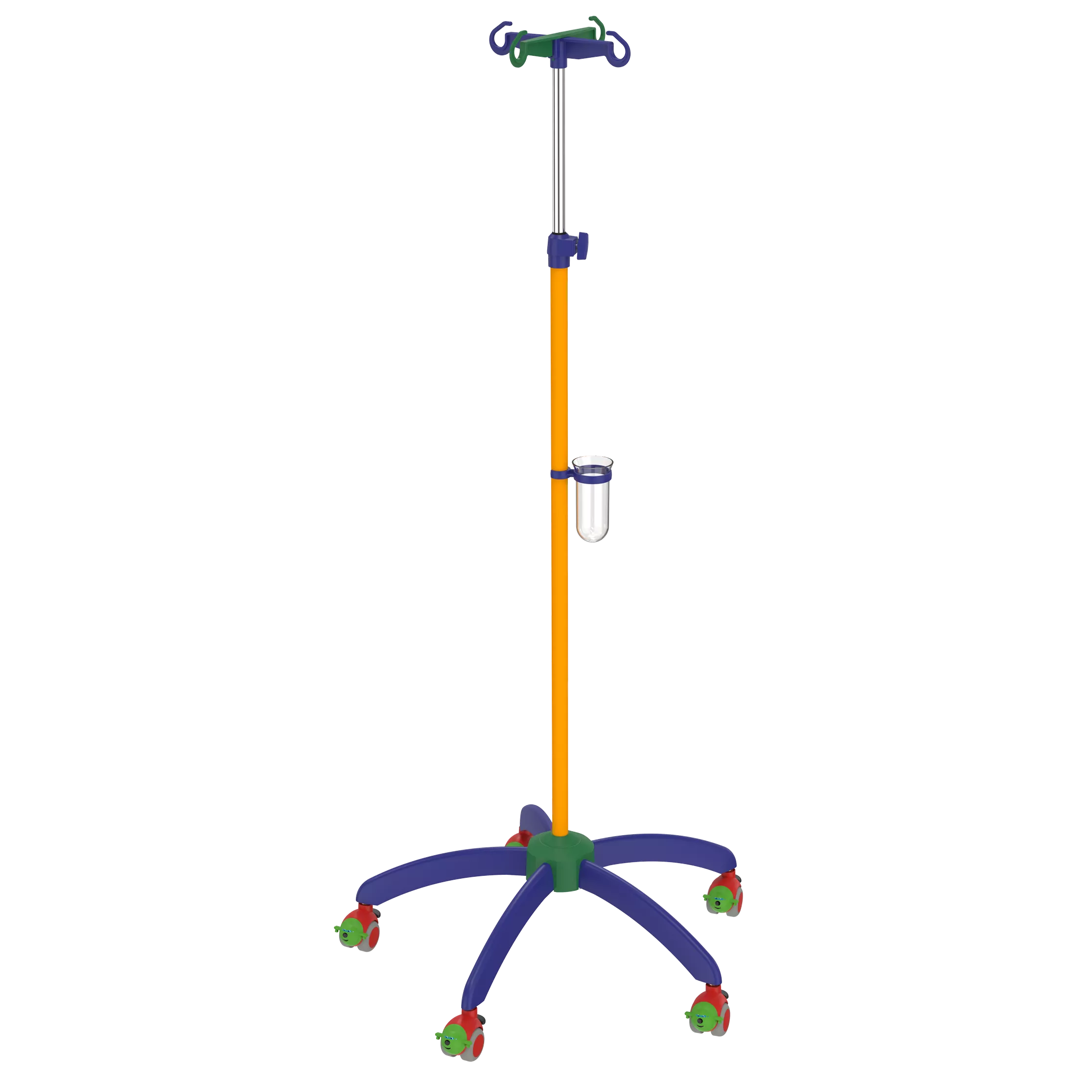 KINDER Infusionsständer "Regenbogen - gelb"