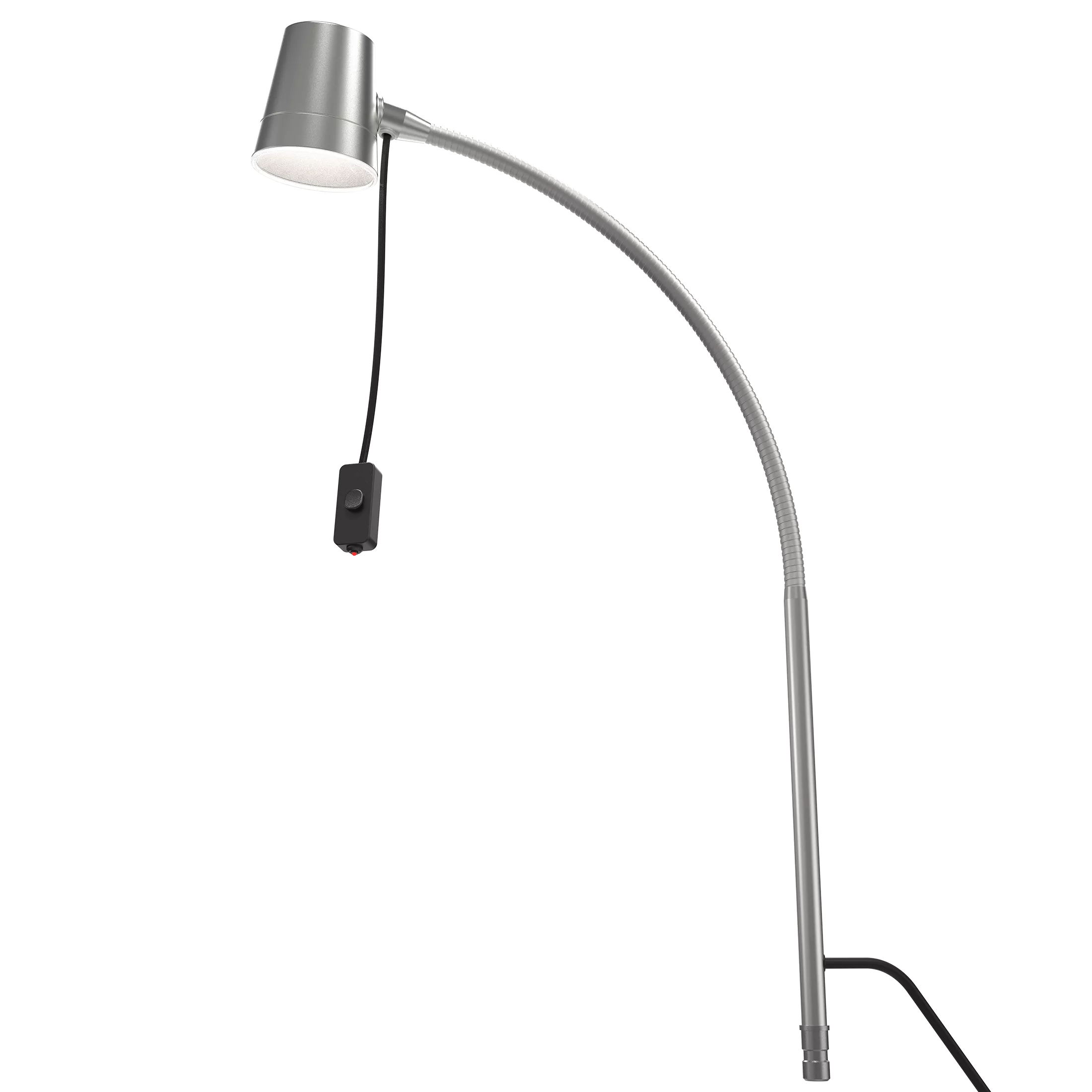 LED Leseleuchte, silber