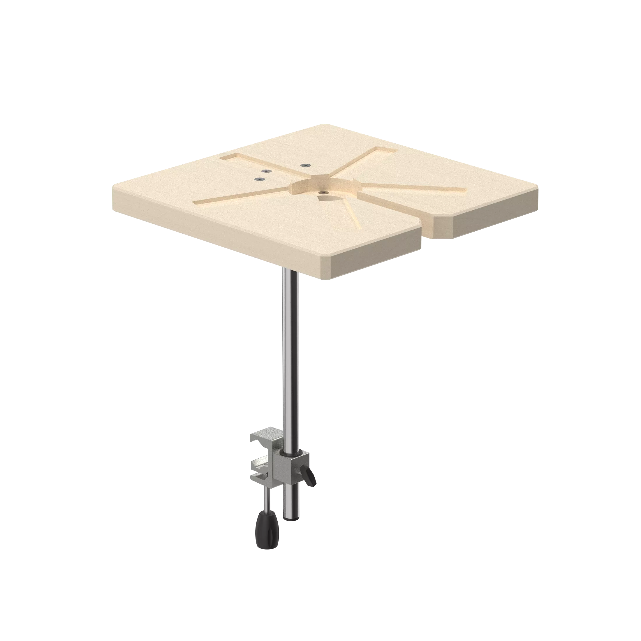 Height-adjustable mounting device