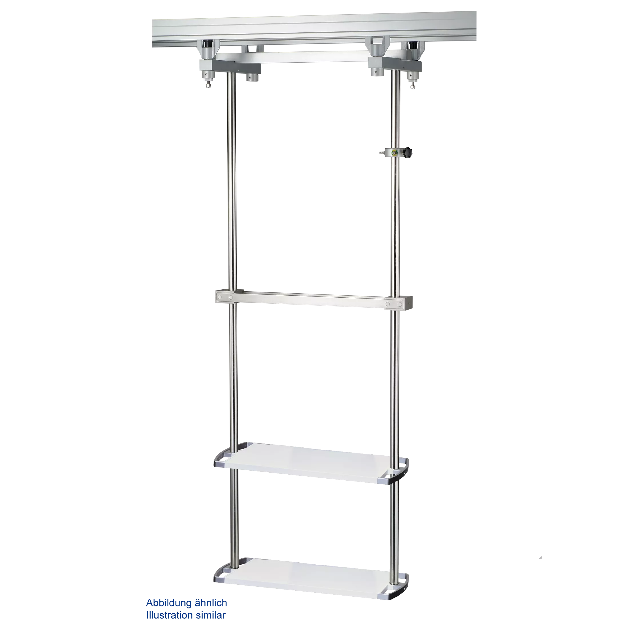 Poste de teto para equipamento sistema Duorail 