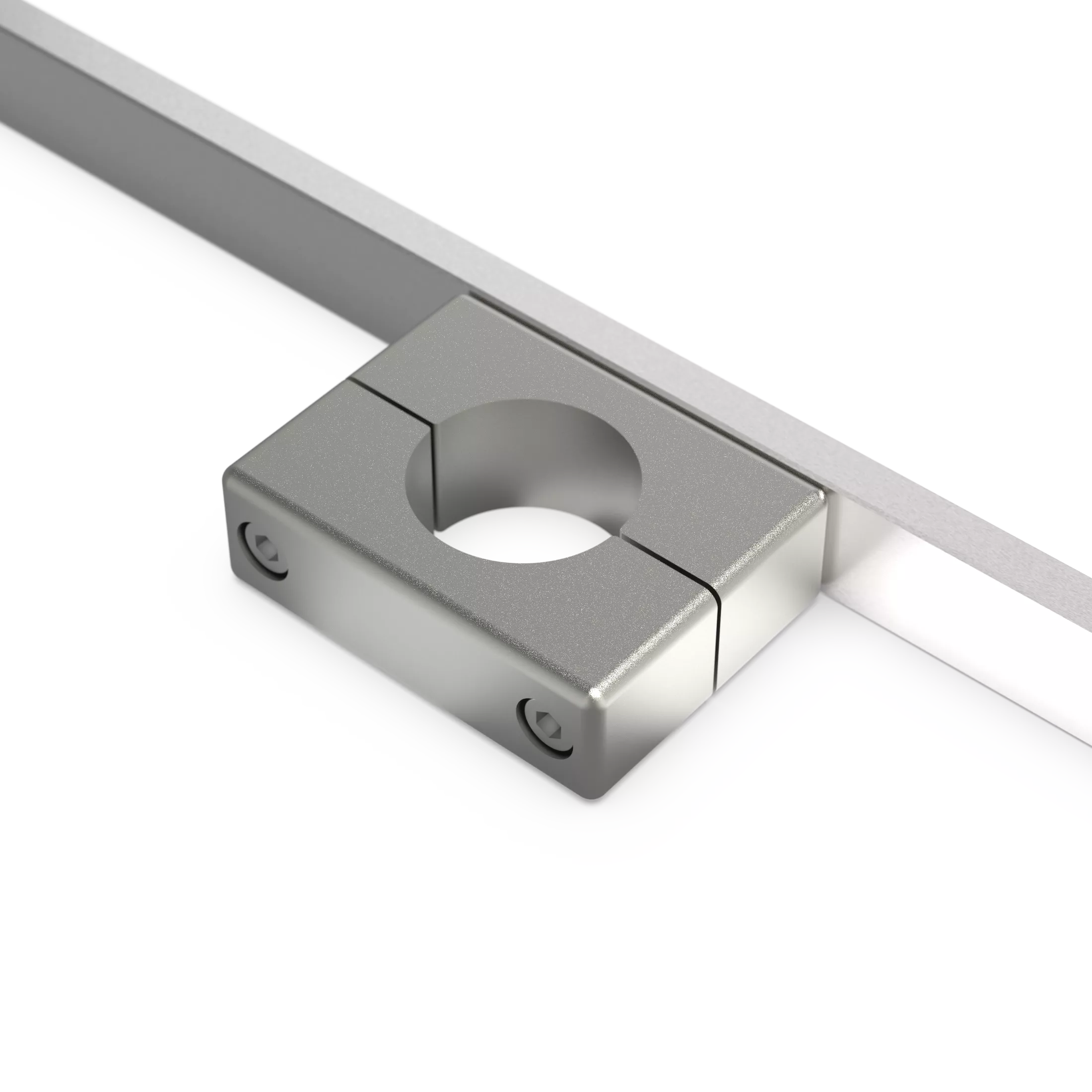 Normschiene für Rundrohr Ø 38 mm