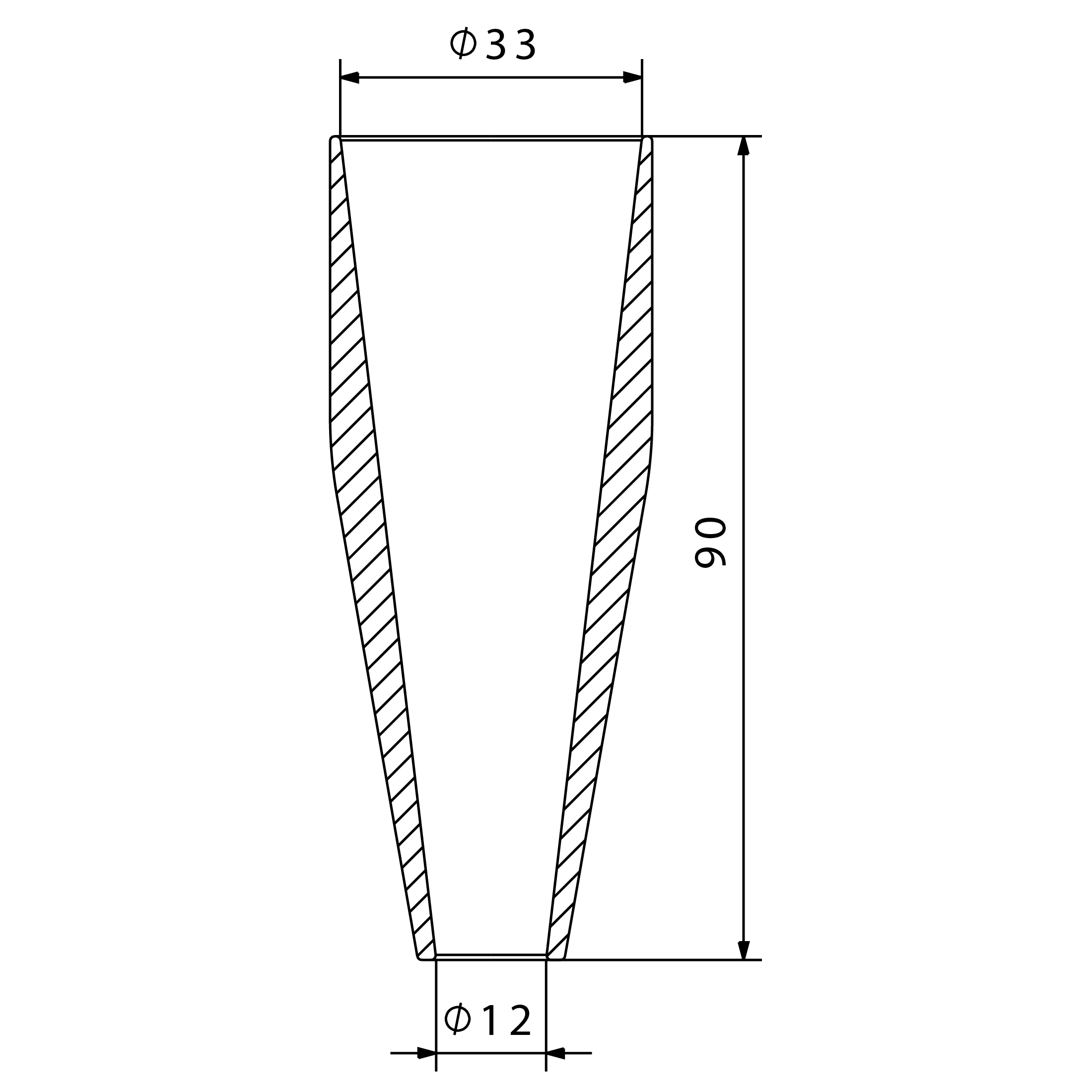 Pendelschutz für Endoskope, lang