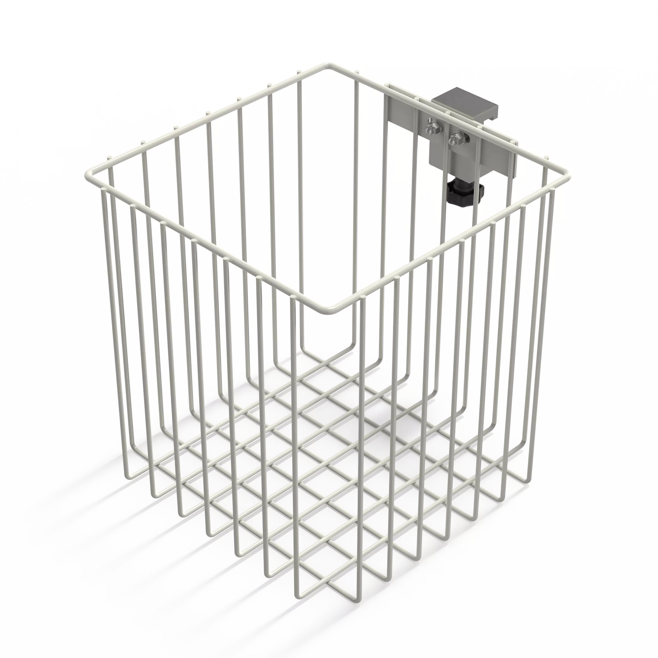 Cesta multifuncional com suporte para trilho médico